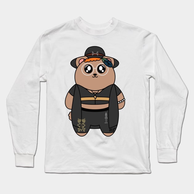 Mikaela Reid Bear Long Sleeve T-Shirt by SentABearToSpace 